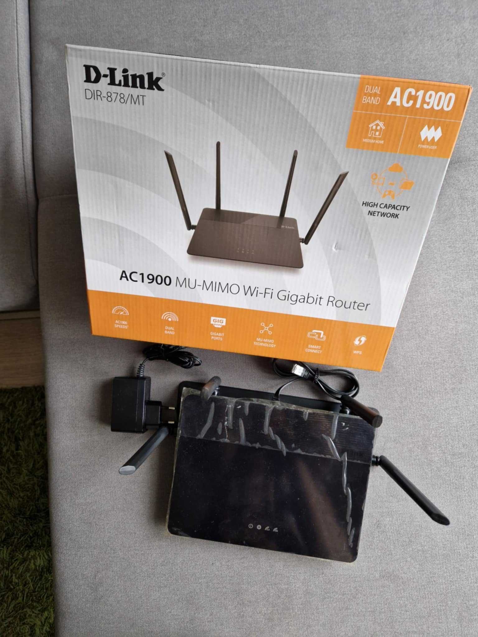 router D-Link AC1900 o modelu DIR-878/MT