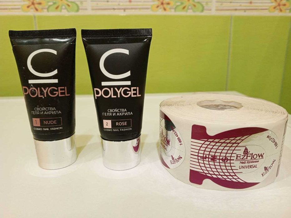 Полигель Cosmo Nail Fashion и формы для наращивания ногтей