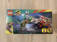 Nowe Lego Jurassic World Zasadzka na dilofozaura 76958