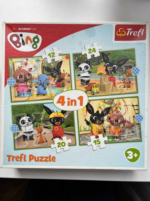 Puzzle Trefl Bing 4w1 3+