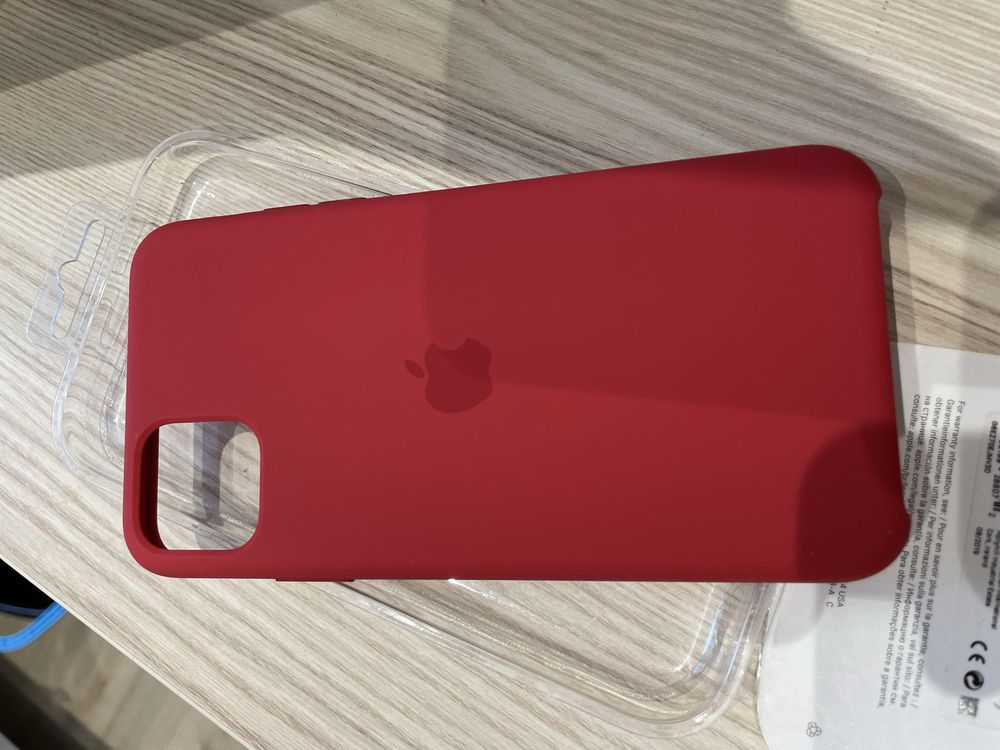 iPhone 11 Pro Max Silicone Case produkt Red