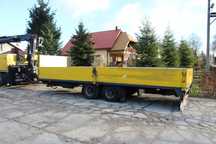 Fliegl Przyczepa Niskopodwoziowa z Niemiec  Tandem