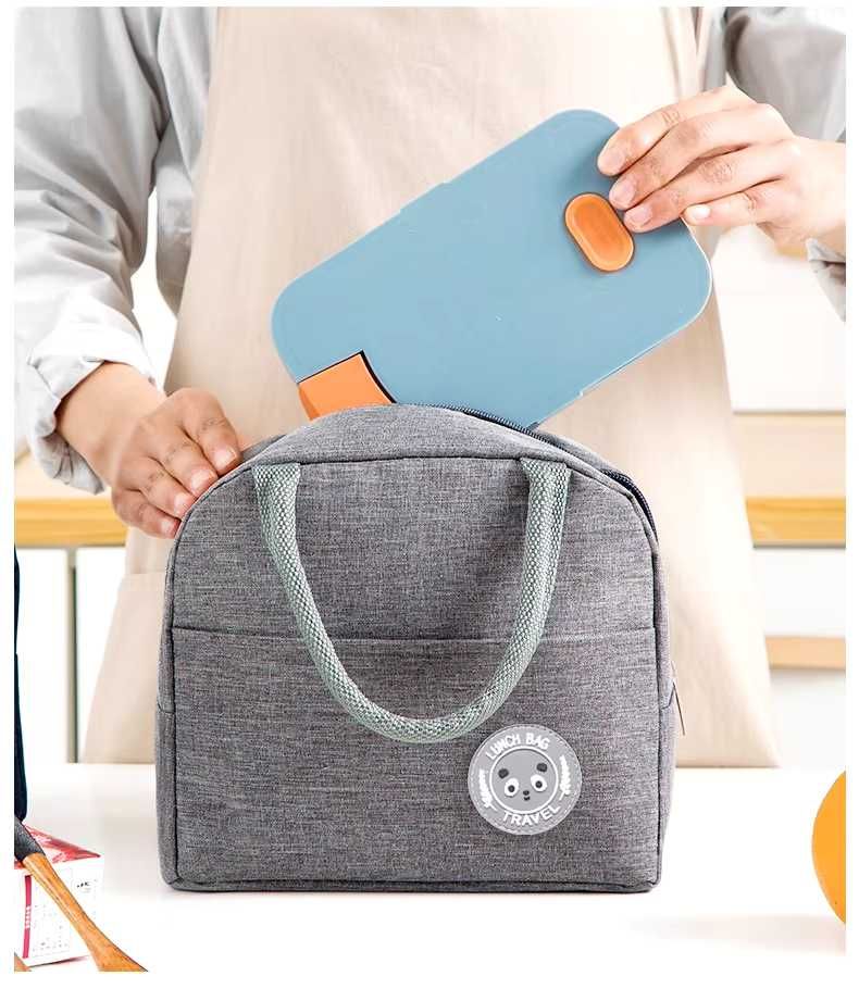 Torba termiczna śniadaniowa lunch box do pracy szkoły na jedzenie