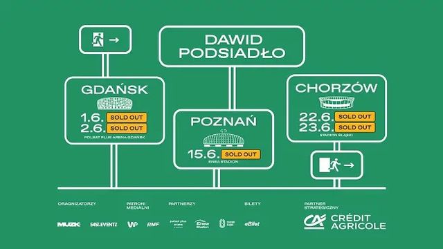 Bilety VIP na koncert Dawida Podsiadło - Gdańsk