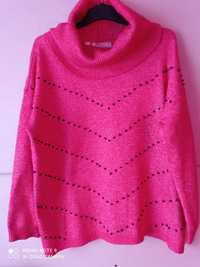 Bonprix BPC piękny sweter golf rozmiar4XL ubrany z dwa razy w