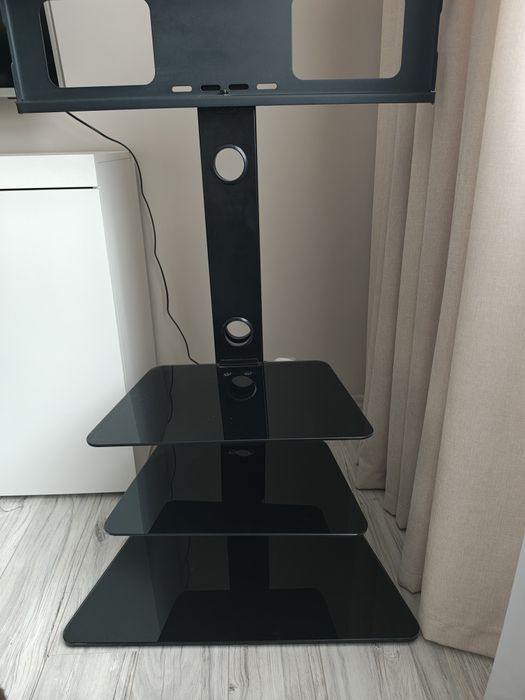 Podłogowy STOJAK pod telewizor TV z półkami Uniwersalny