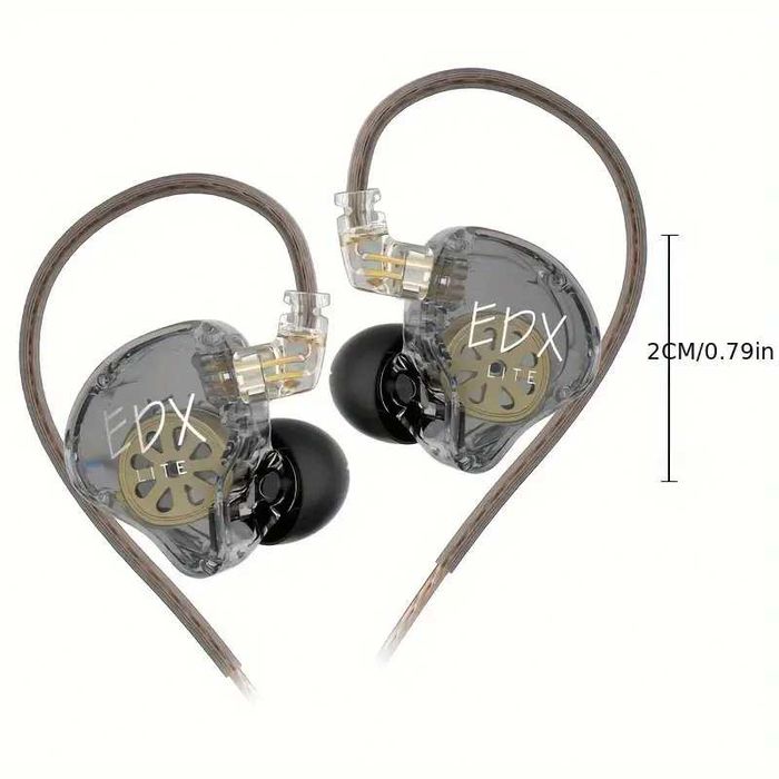 auriculares com fio KZ EDX Lite