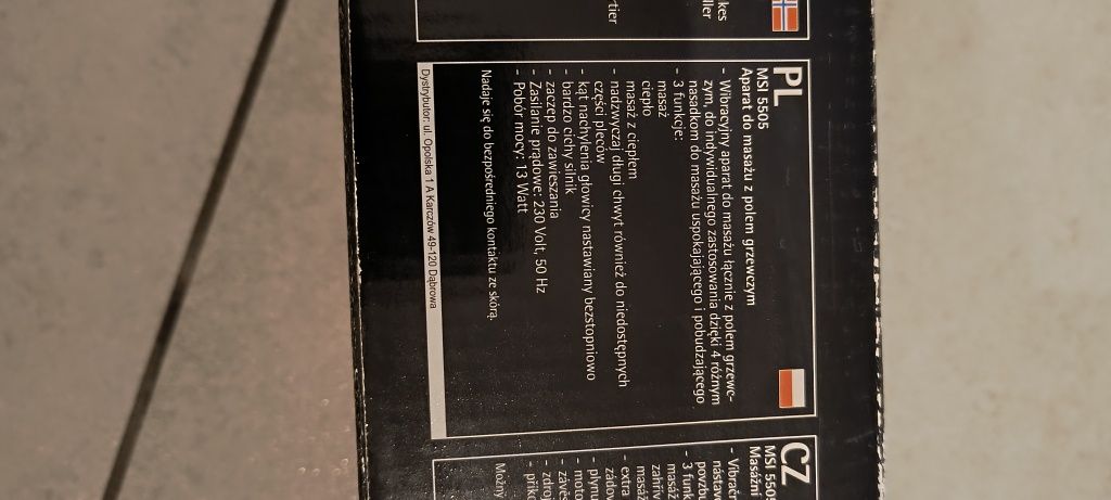Masażer ręczny AEG MSI 5505