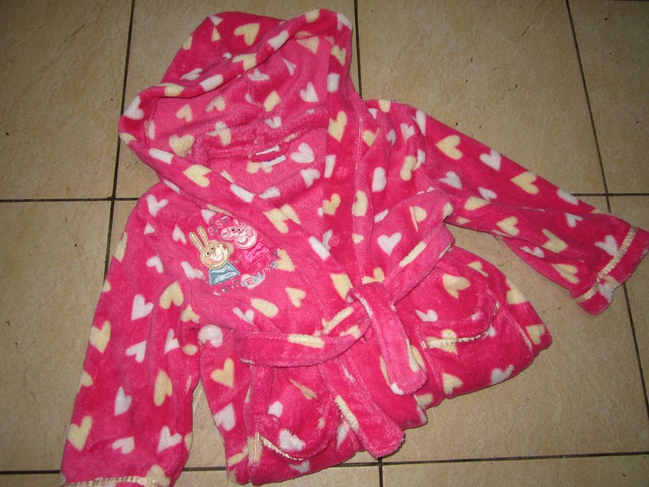 Махровый халат детски 3-4 года