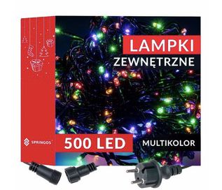 Światełka świąteczne lampki choinkowe 500 LED