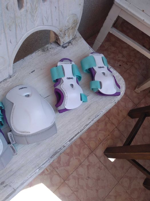 Kit patins/skate infantil+capacete