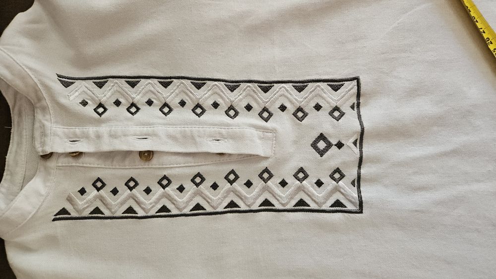 Вишиванка рубашка льон