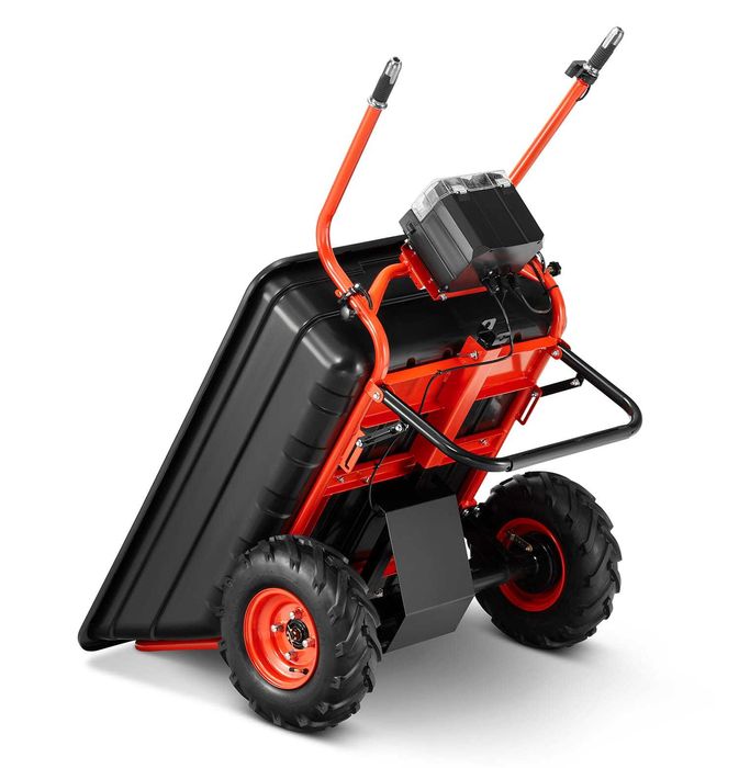 Taczka elektryczna przyczepka koleba 300L z napędem Bäumr-AG BMR-UT300