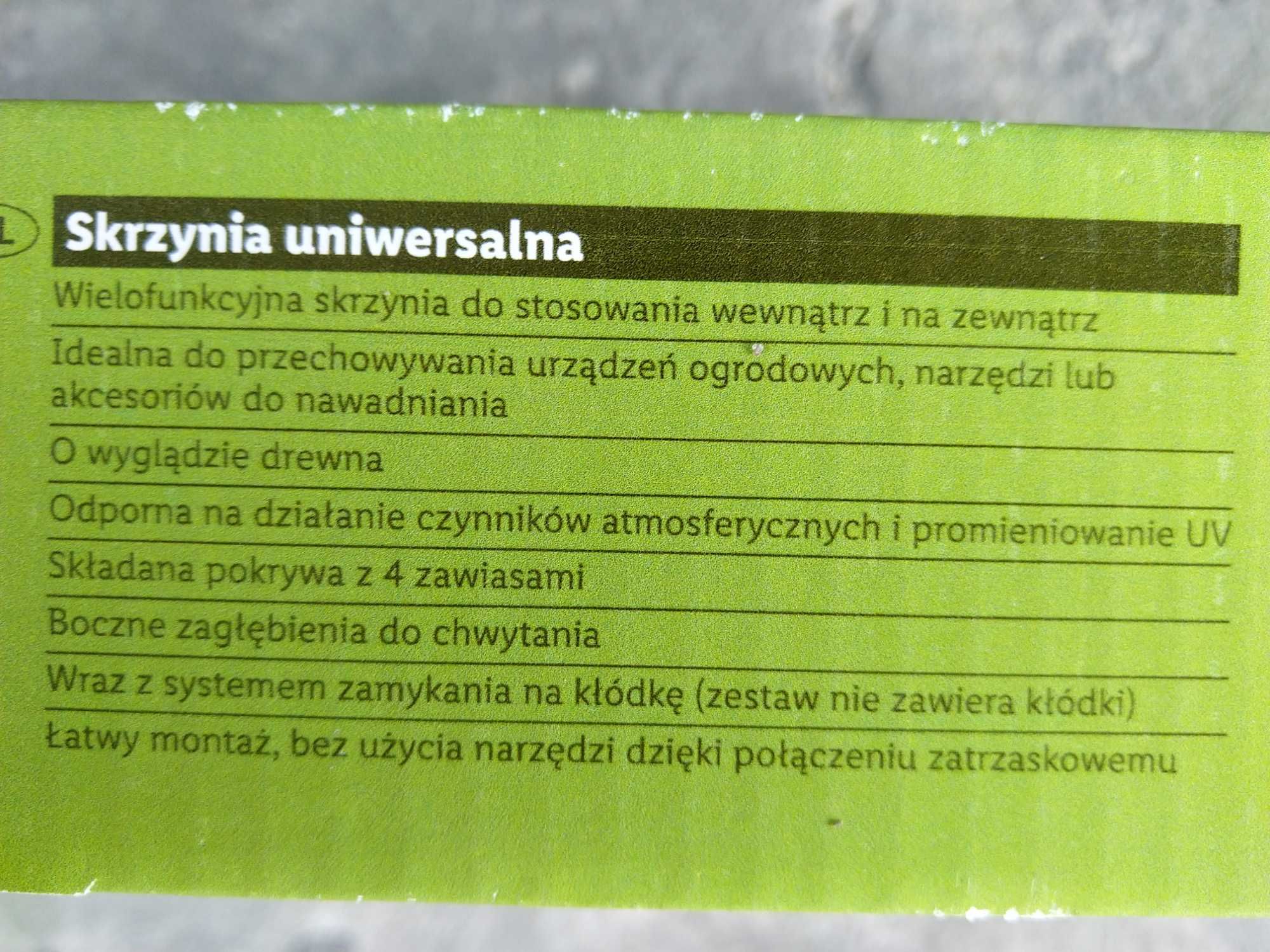 NAJTANIEJ Skrzynia Ogrodowa Uniwersalna Plastikowa 280L Wysyłka