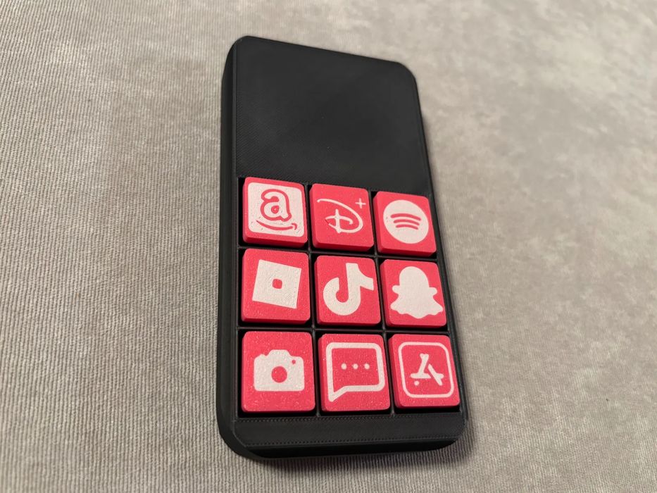 Miniatura de Telemóvel "Clicker" - Brinquedo Interativo