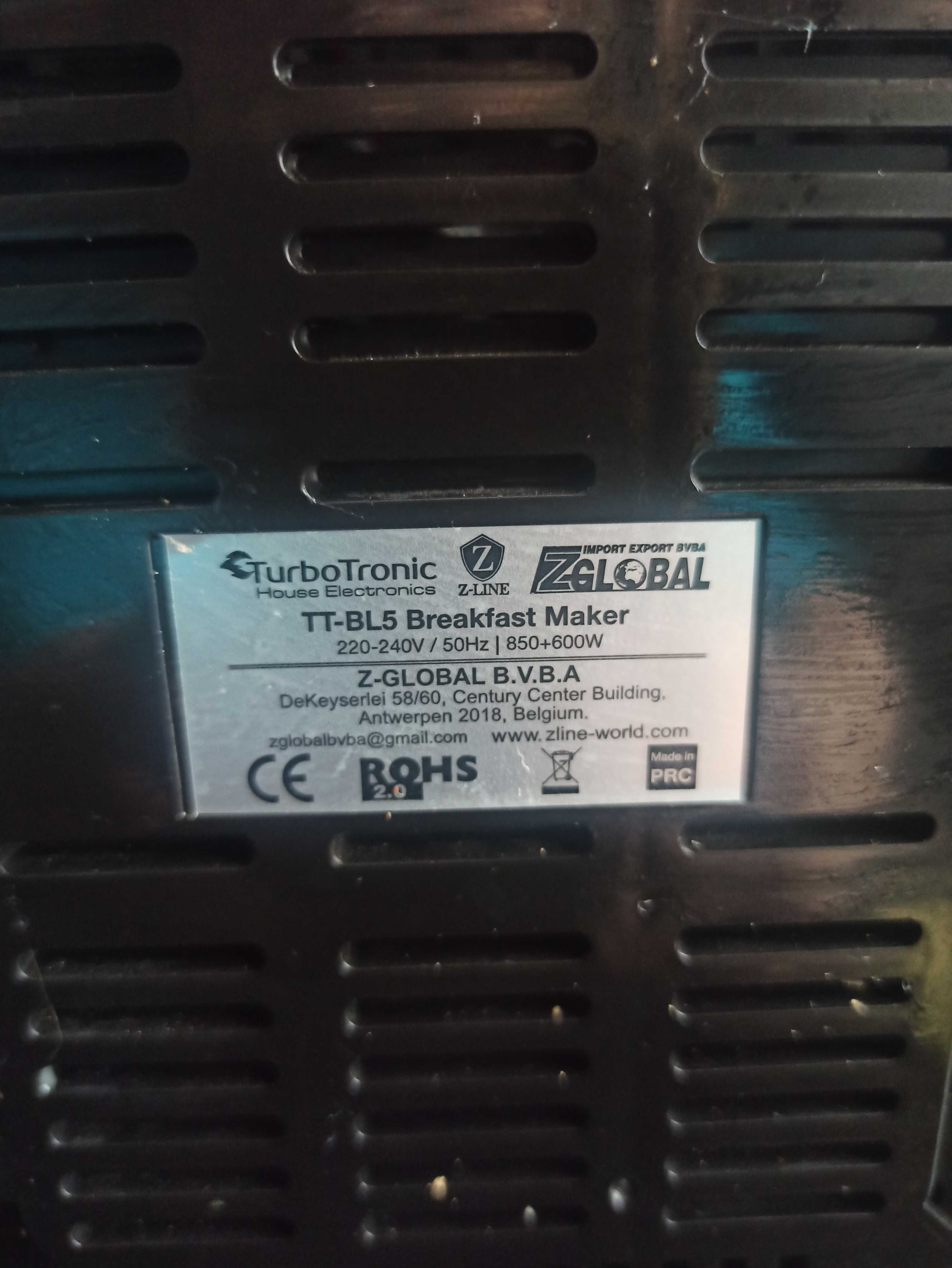 Stacja śniadaniowa jajowar toster TurboTronic