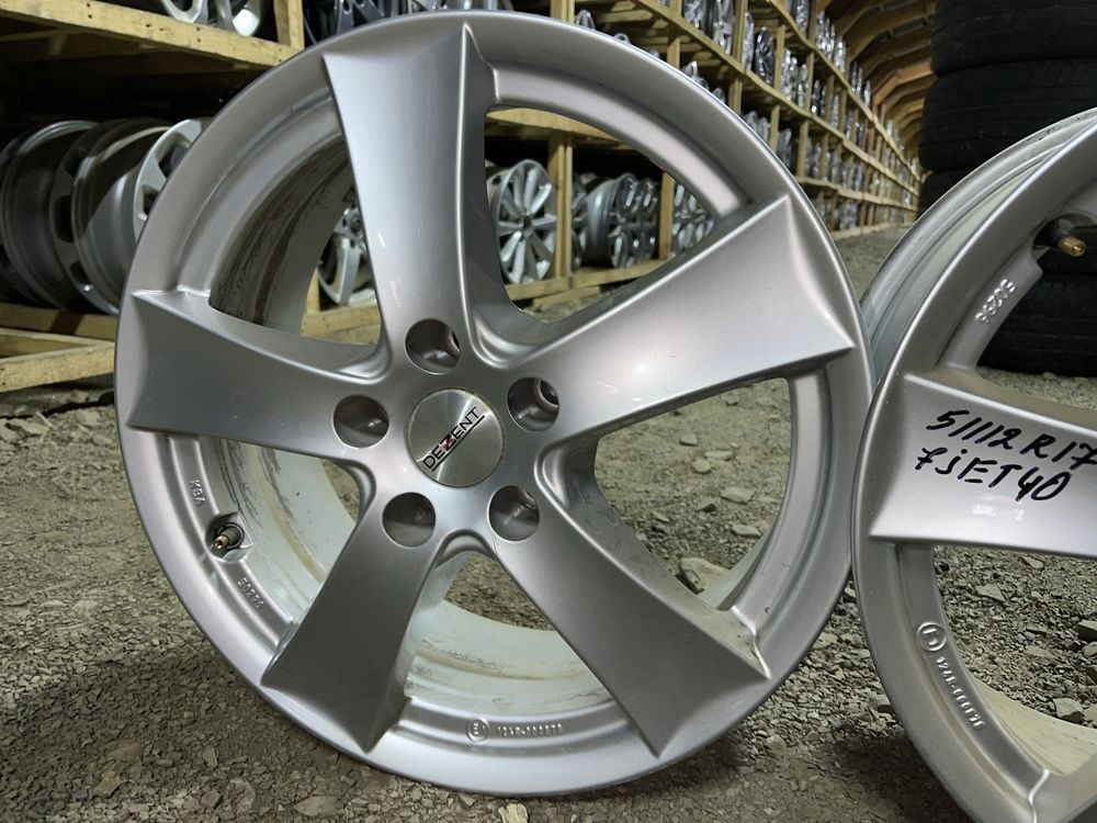 Диски DEZENT 5/112 R17 7J ET40 супер стан Європа