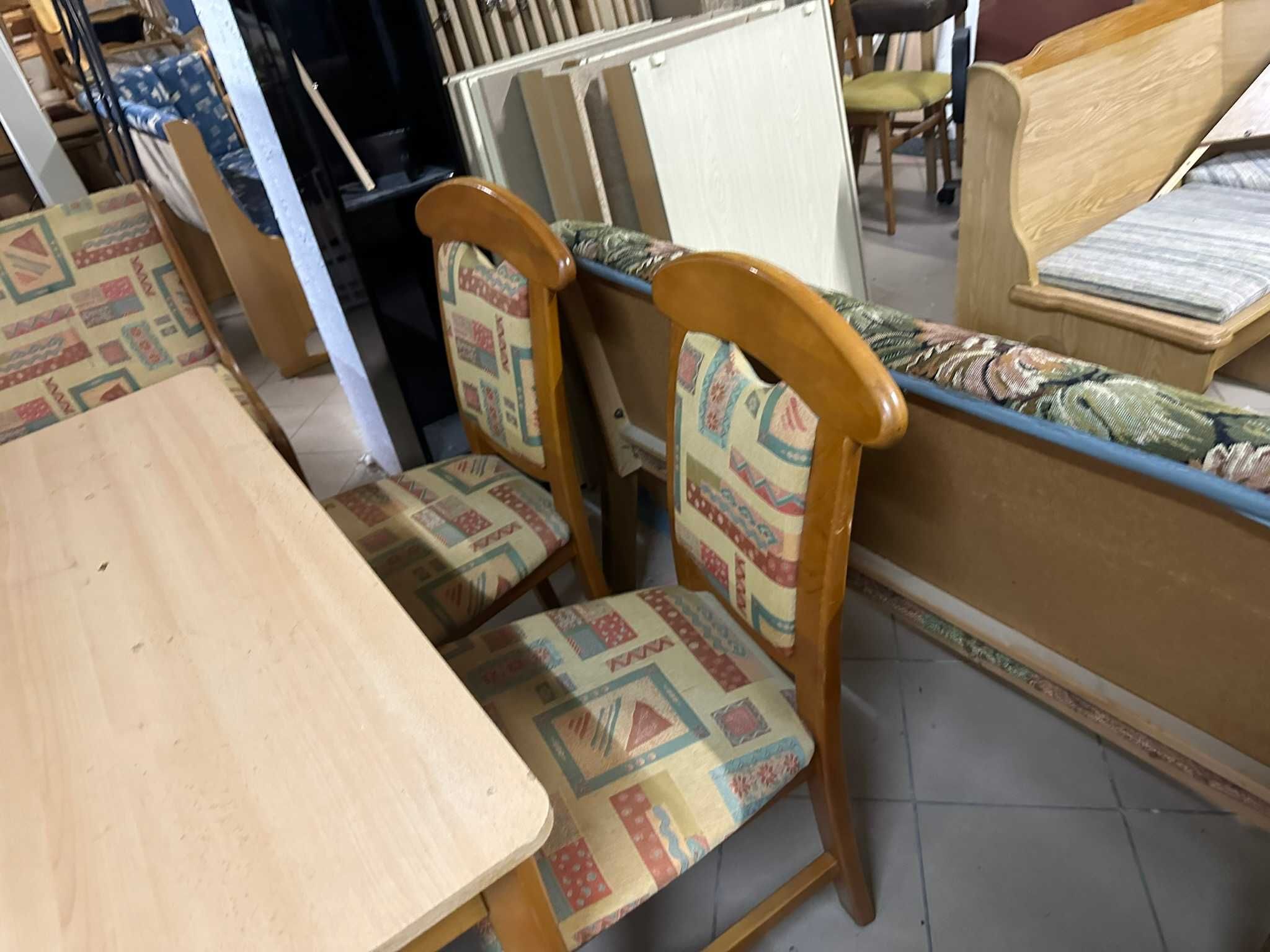 Narożnik + stół + krzesła z Niemiec DOWÓZ DO DOMU