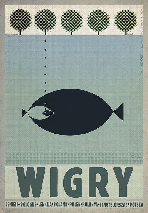 Plakat Wigry Polska