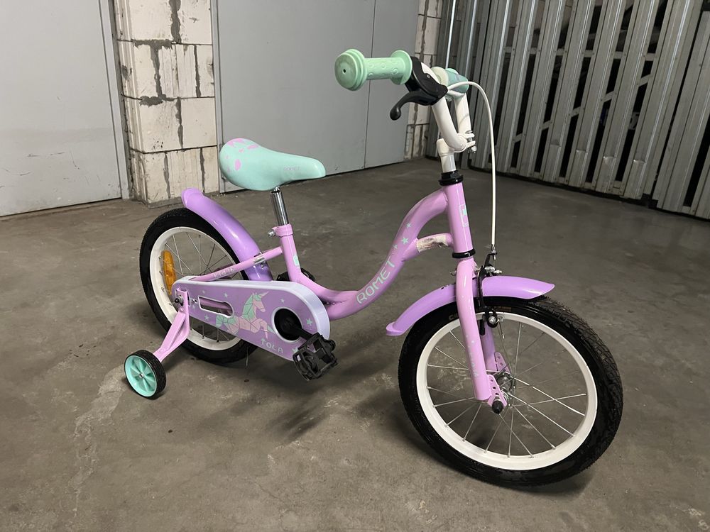 Rower dla dziewczynki Romet Tola 16 cali unicorn