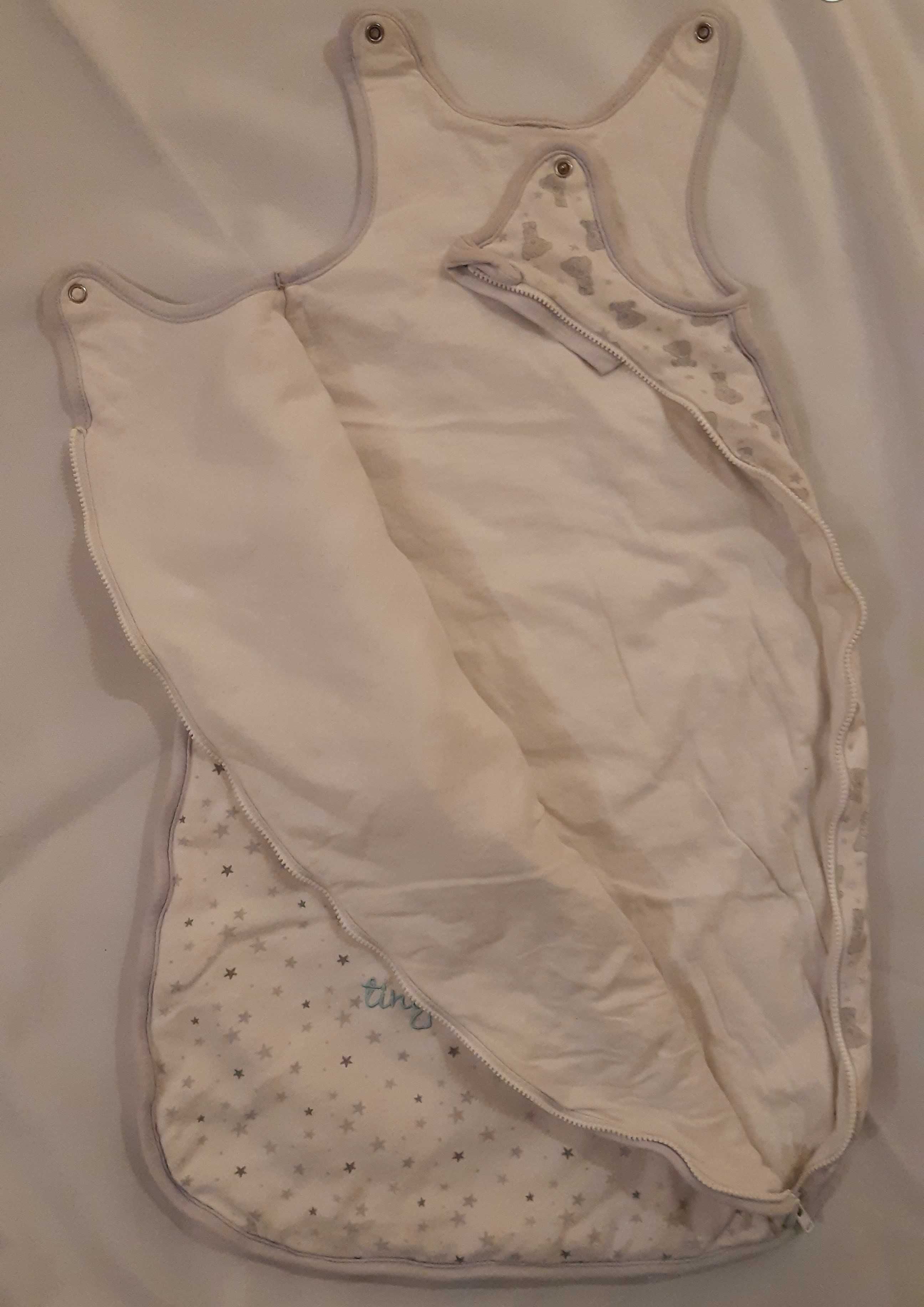 śpiworek niemowlęcy, letni, bawełniany, 56/62 cm, 0-4m