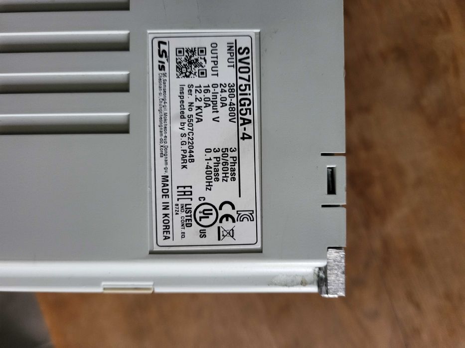 Falownik iG5a 7,5 kW 400V