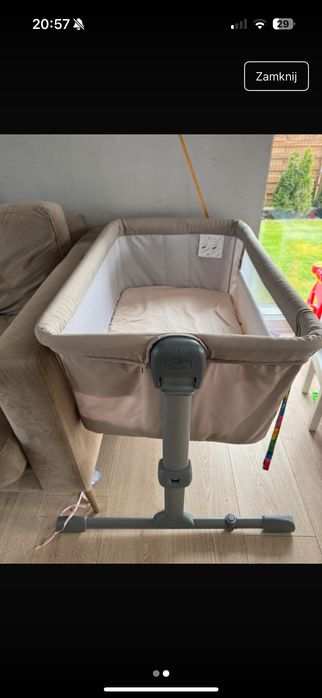 Łóżeczko dostawne Chicco next2me