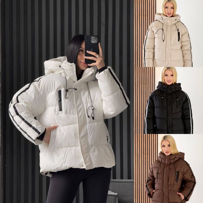 Жіноча Зимова курточка з капюшоном