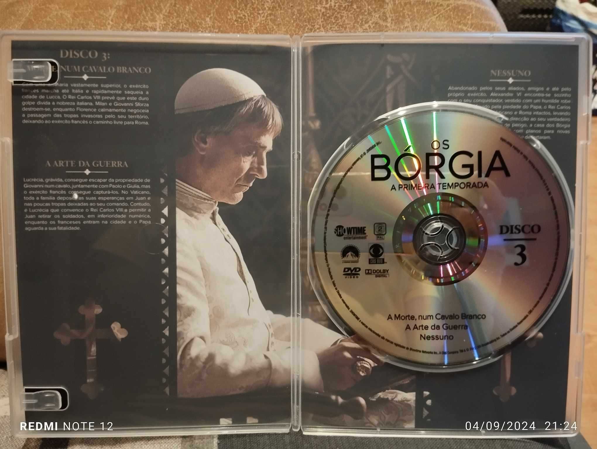 DVD - Os Bórgia - A primeira família criminosa - 1ª temporada