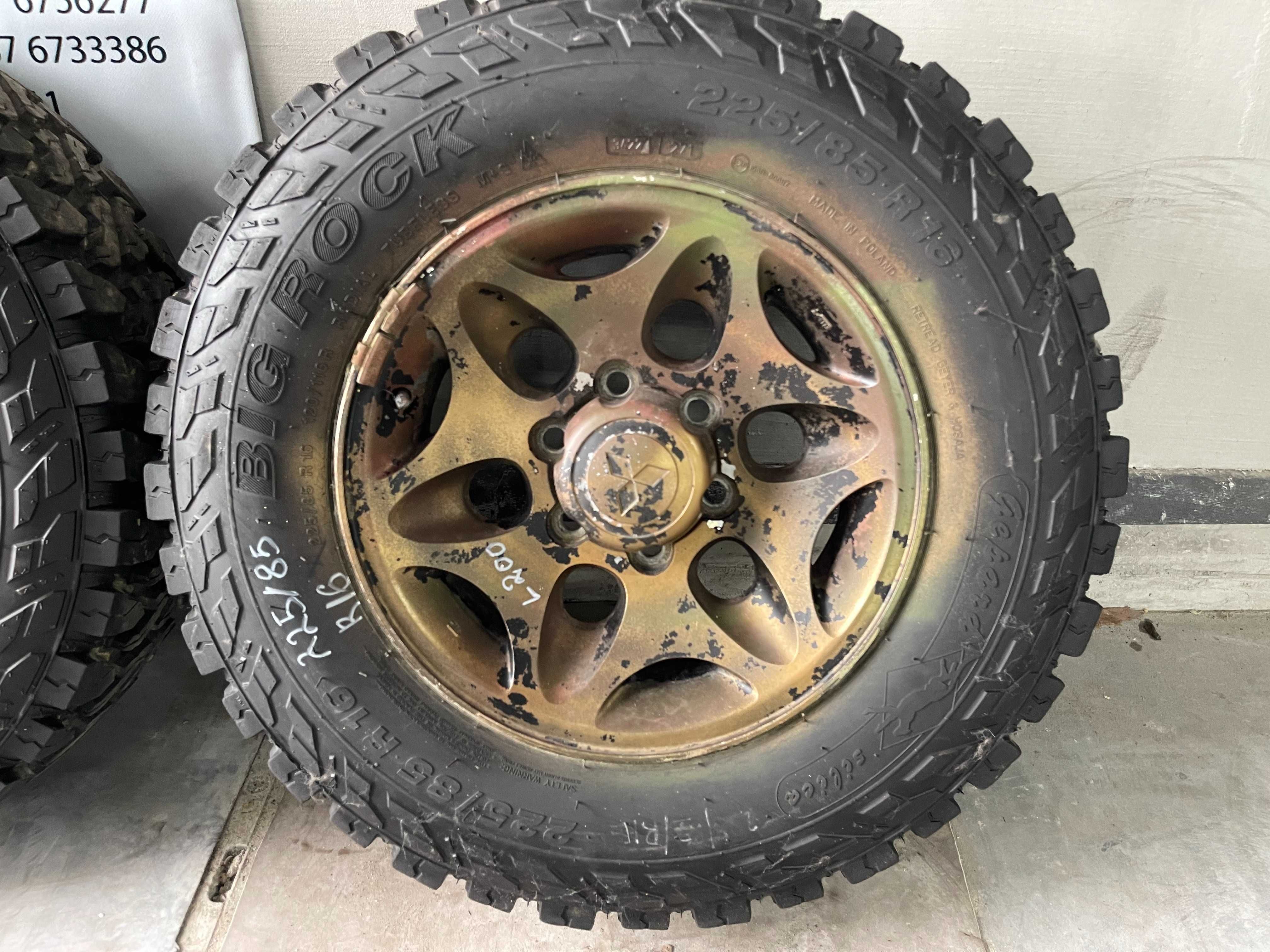 Комплект дисків Mitsubishi L200 225-85-R16 Gepard Big Rock