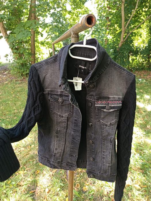 Nowe oryginalne slim stretch lekkie kurtki desigual