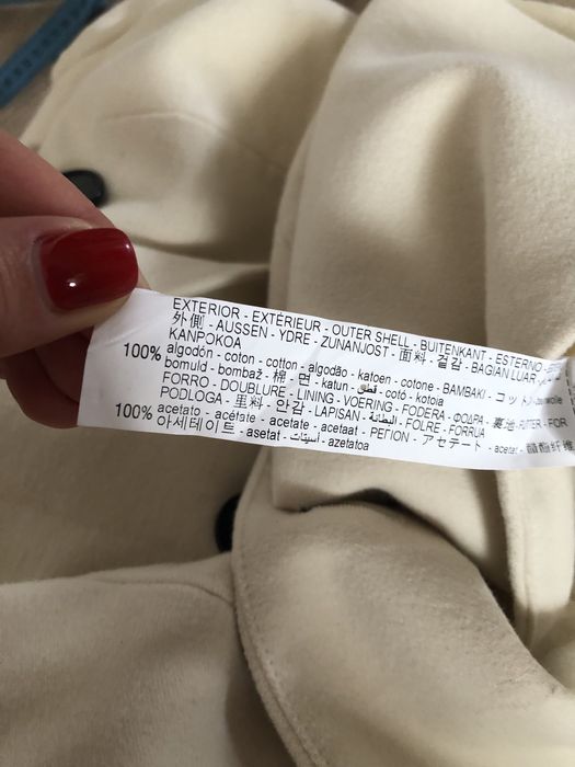 Zara пальто піджак жакет молочний білий весняне розмір s 26 куртка