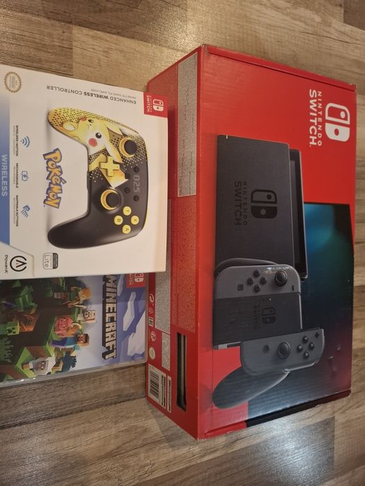 Konsola Nintendo Switch stan idealny Pokemon Minecraft