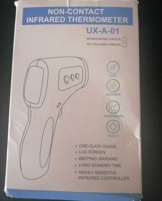 Termómetro de Infravermelhos para todas as idades