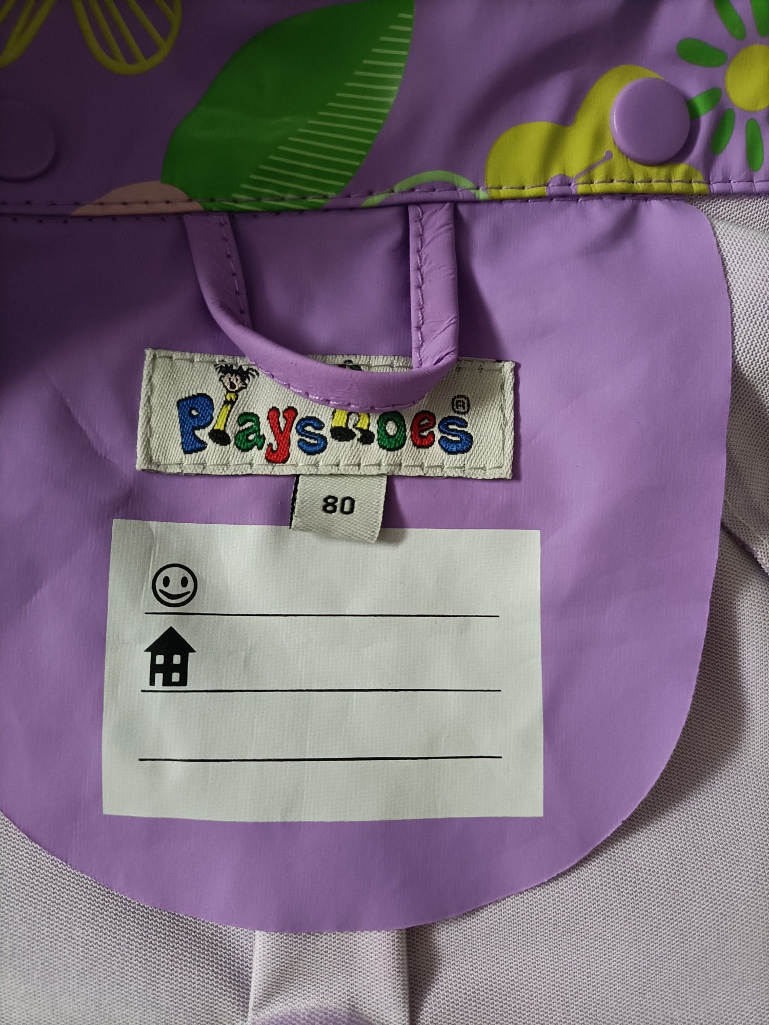 Kurtka, płaszczyk przeciwdeszczowy Playshoes z kapturem 80