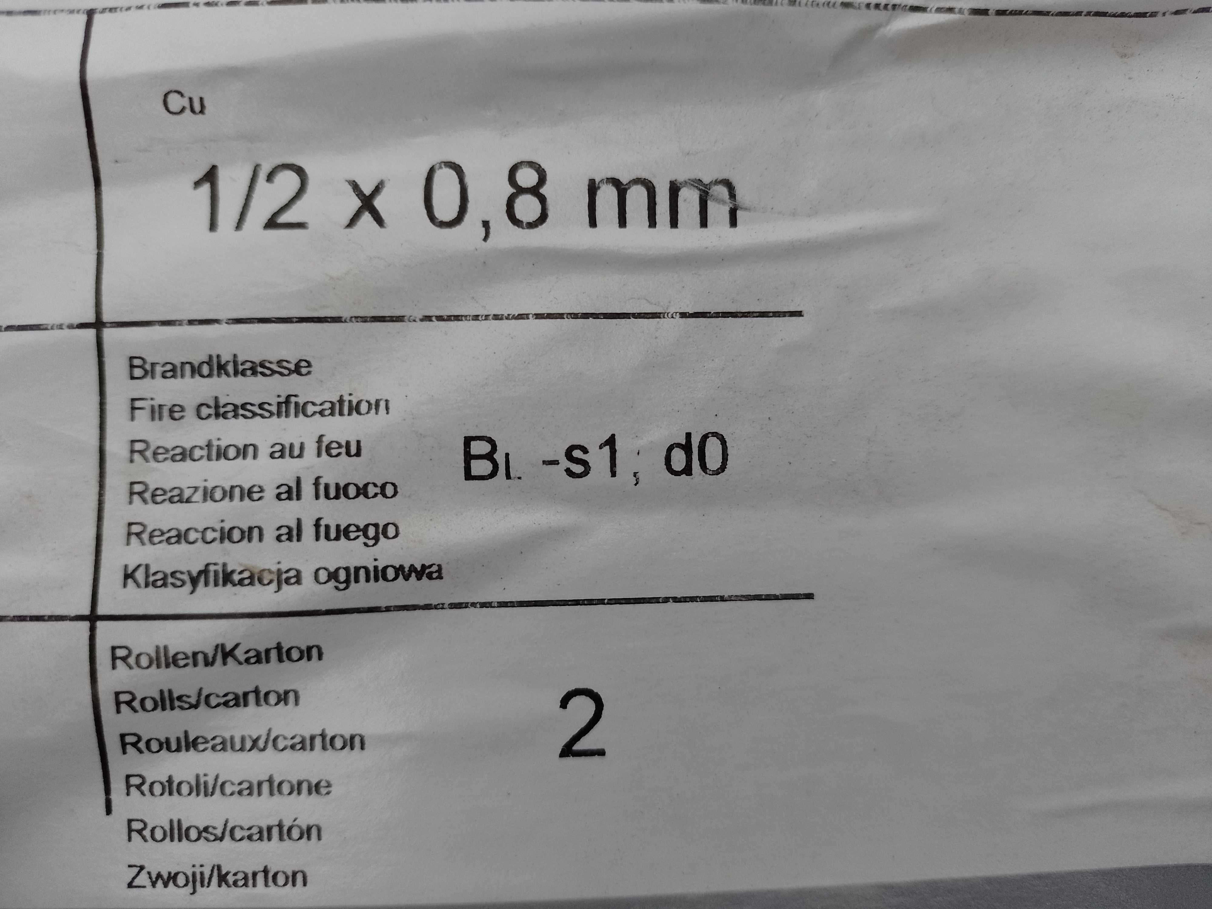 rura miedziana 1/2 split TUBOLIT ARMACELL 25 mb
