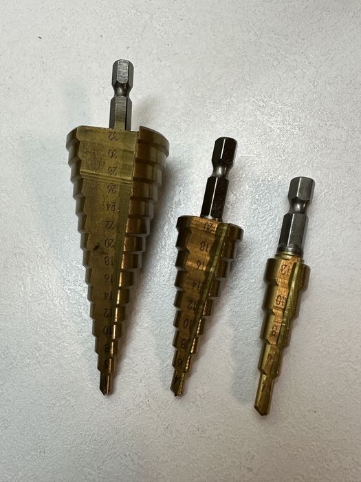 Ступенчатые свёрла ( набор) до 32 мм