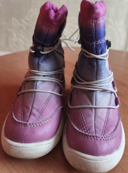 Buty zimowe śniegowce dla dziewczynki r24