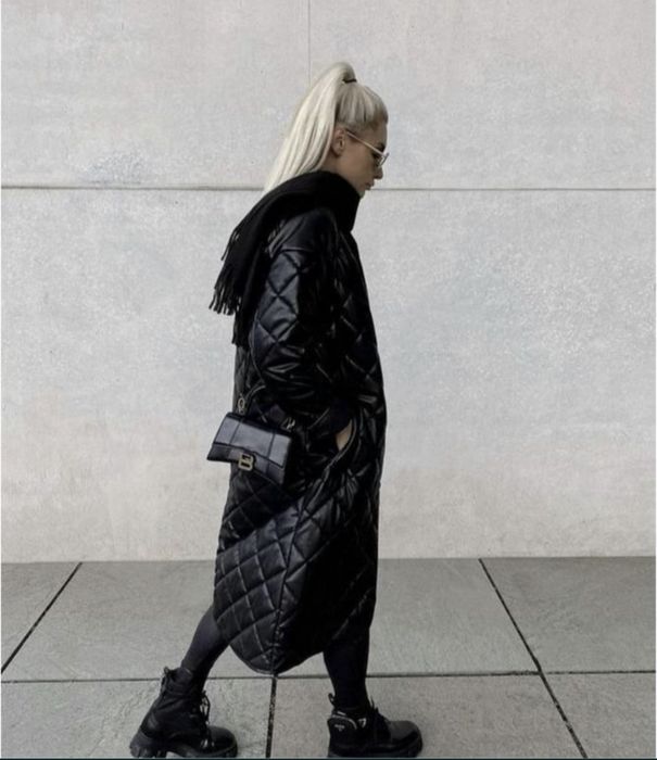 Пальто жіноче,стьогане,ZARA