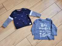 Bluza s.Oliver 68 3-6 niemowlęca chłopięca + koszulka gratis