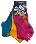 Lonsdale London Skarpety Młodzieżowe 40-42 Mutlikolor Zestaw 3 Par