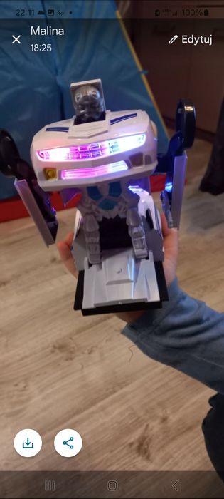 AUTO - ROBOT Policja Transformujacy 2W1
