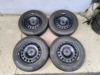 Felgi 6,5Jx17 ET38 5x112 z oponami 215/65R17 Zimowe VW Tiguan Skoda