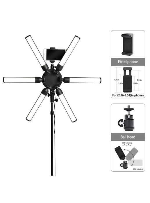 Безтіньова лампа  (6 лампочок) 65 Вт.