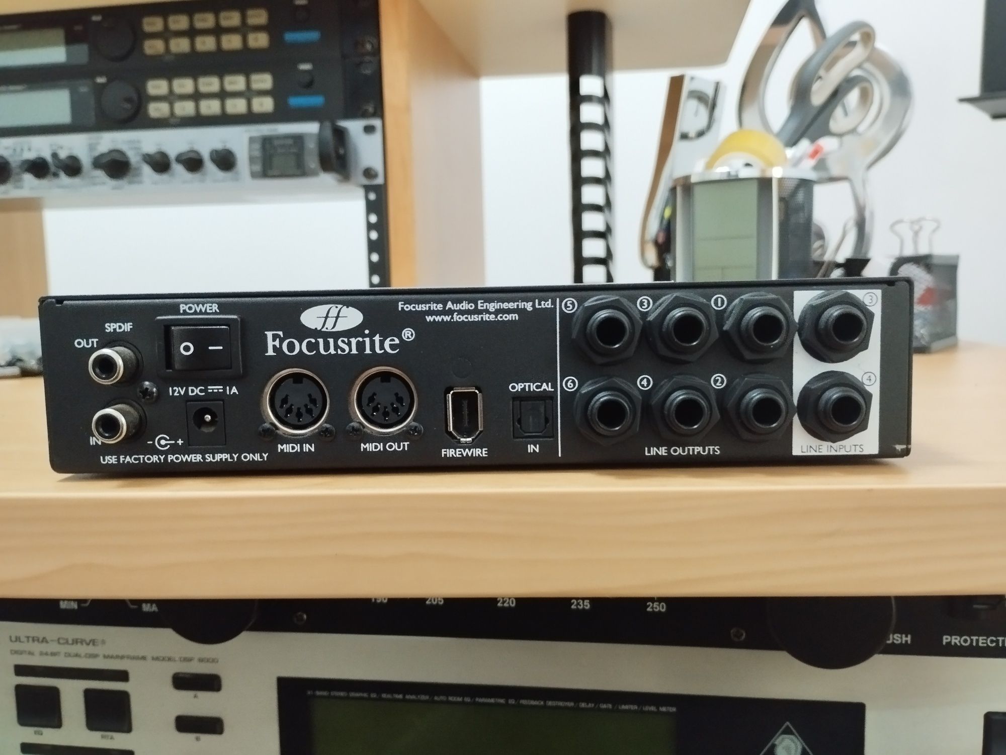 Placa de som focusrite saffire pro 24
