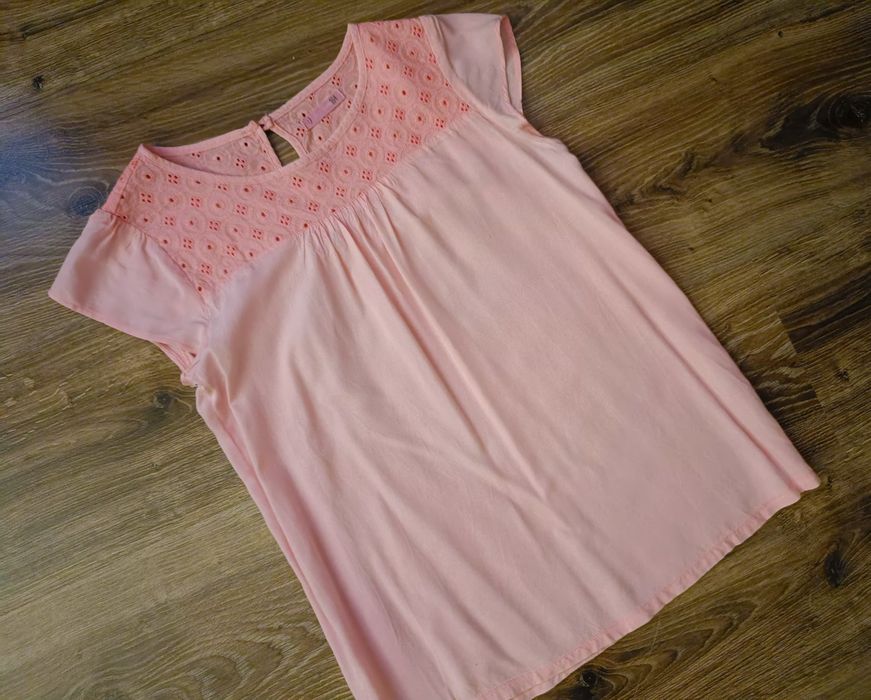 COOL CLUB bluzka z krótkim rękawem morelowa 158