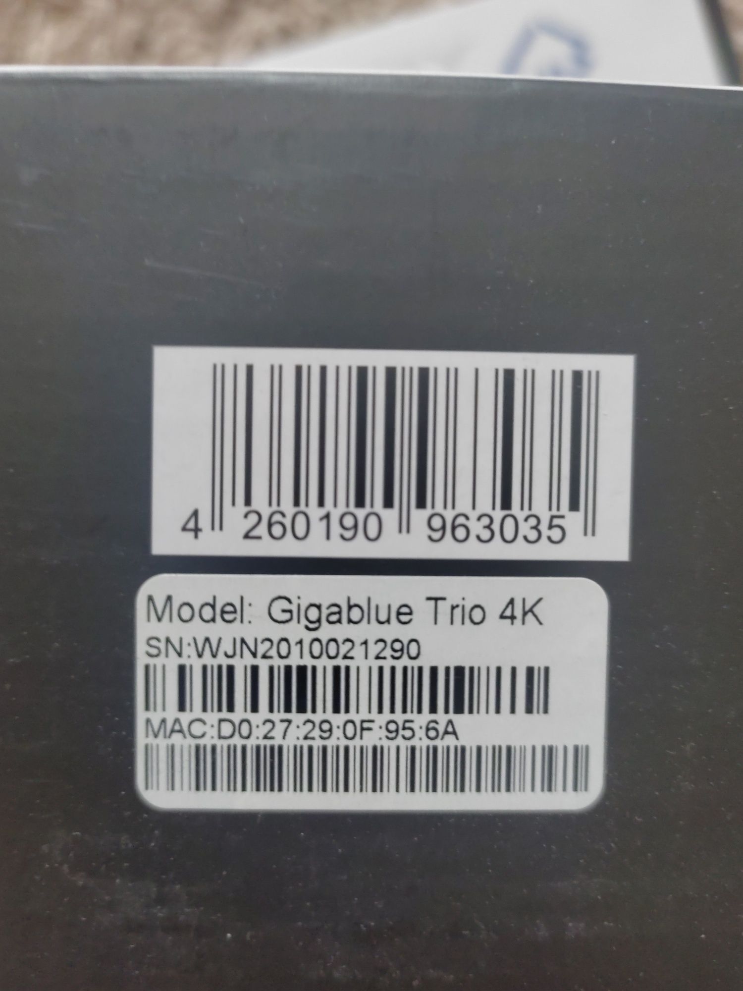 Ресивер GigaBlue UHD Trio 4K DVB-S/S2x/T2