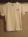 biały podkoszulek T-shirt z nadrukiem
