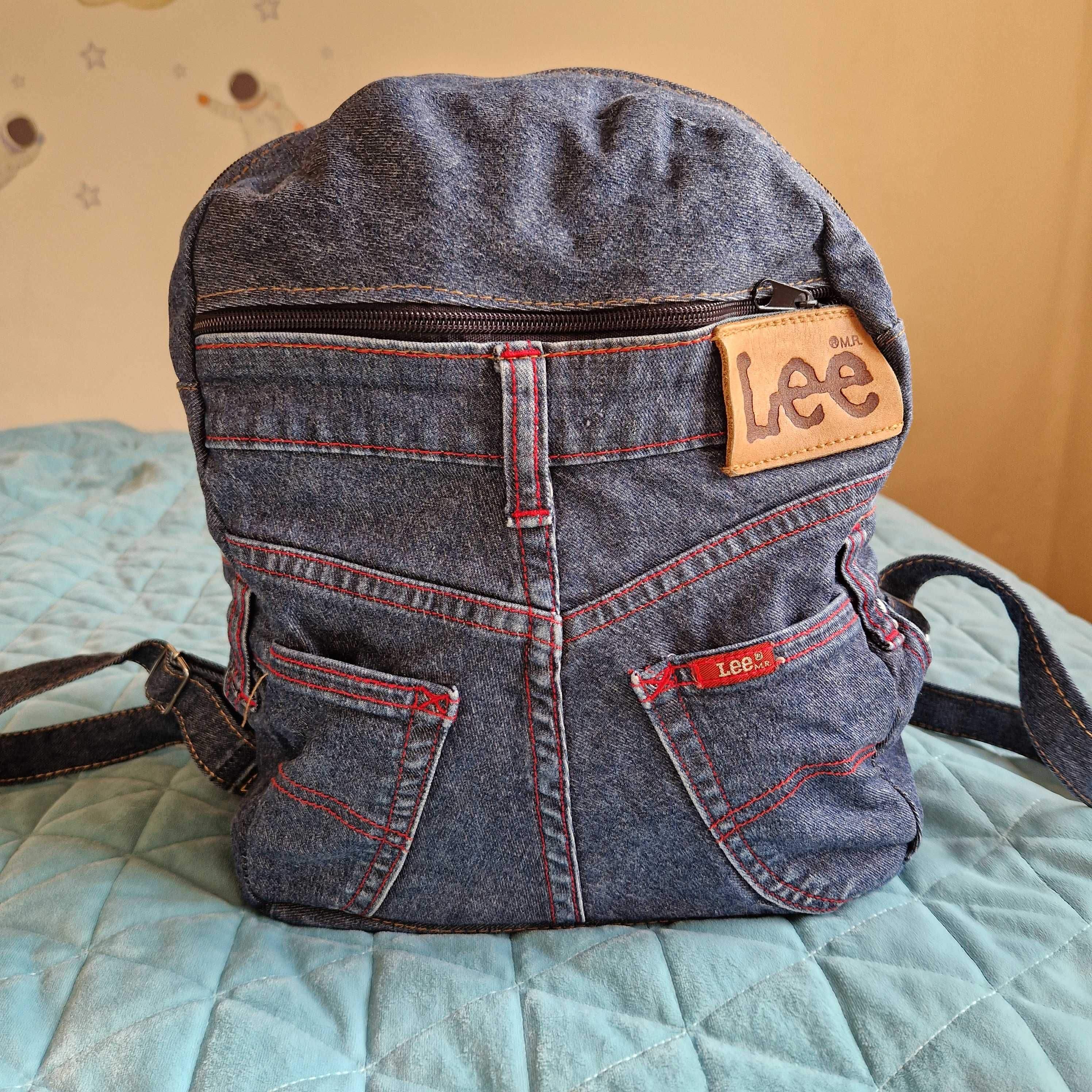 Plecak z jeansu handmade
