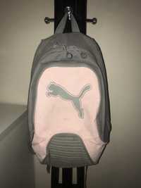 Plecak szkolny rozowy pojemny Puma